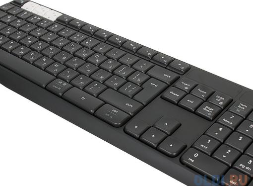 Беспроводная клавиатура Logitech Wireless Multi-Device Keyboard and Stand Combo K375s Graphite USB