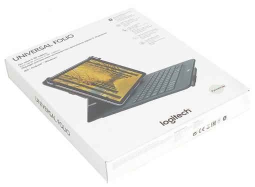 (920-008342) Клавиатура-футляр Logitech Universal Folio with integrated keyboard 9-10