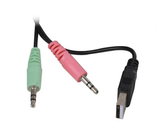 Колонки Sven SPS-604  2х2Вт   черные  выход на наушники 2х10Вт  2х полосные черные  выход на наушники