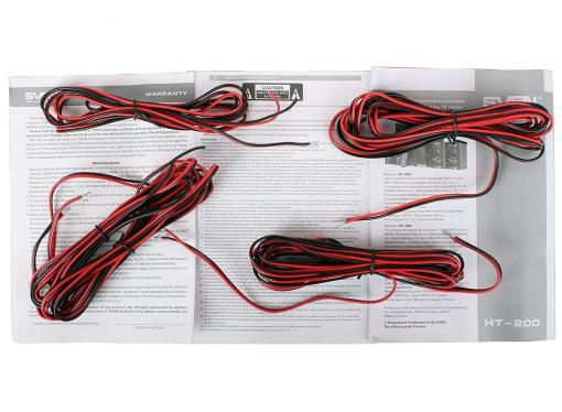 Колонки Sven HT-200  5.1  5*12+20 Вт ПДУ  FM-тюнер и часы