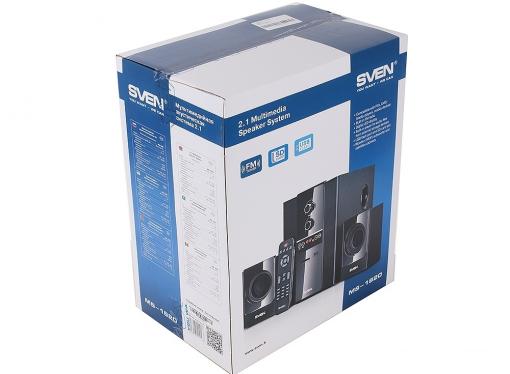 Колонки Sven MS-1820  2 x11+18Вт  Встроенный FM-тюнер  USB flash, SD card