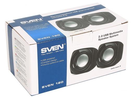 Колонки Sven 120 Black
