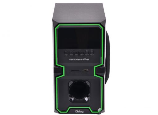 Колонки Dialog Progressive AP-222B black 2.1, 30W+2*10W RMS, Bluetooth, USB+SD reader