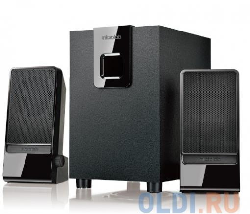 Колонки Microlab M100 2 колонки+сабвуфер дерево чёрные