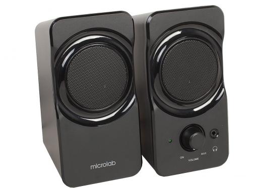 Колонки Microlab B17 2.0, Black (6 Вт, 80 - 20000 Гц, mini Jack, от USB)