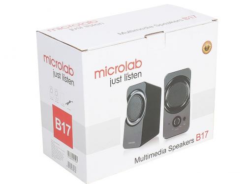 Колонки Microlab B17 2.0, Black (6 Вт, 80 - 20000 Гц, mini Jack, от USB)