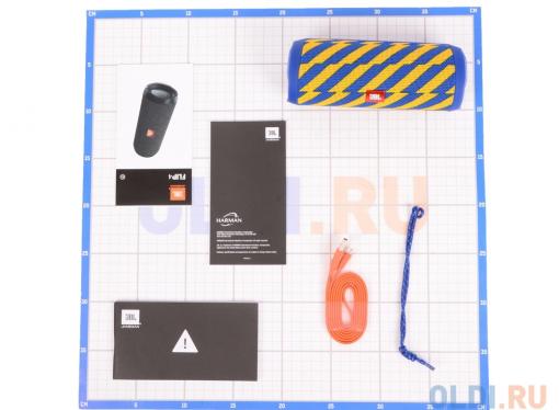Акустическая система JBL Flip 4 JBLFLIP4ZAP blue+yelow