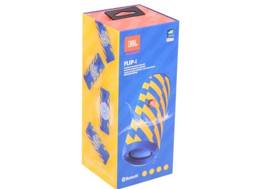 Акустическая система JBL Flip 4 JBLFLIP4ZAP blue+yelow