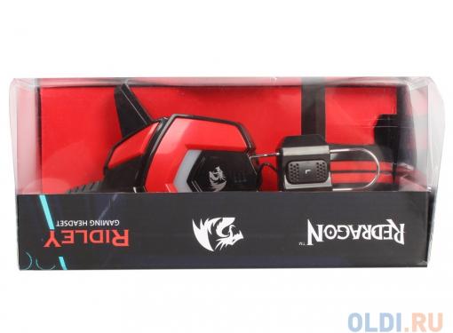 Гарнитура Redragon Ridley (красный + черный, кабель 2,2 м)