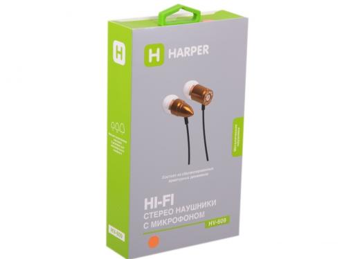 Гарнитура HARPER HV-609 Bronze