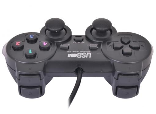 Геймпад 3Cott Single GP-01, 12 кнопок, вибрация, USB,черный