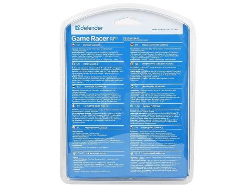 Геймпад Defender GAME RACER TURBO RS3 USB 12 кнопок + два аналоговых джойстика + кнопка AUTO12
