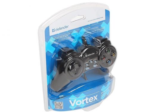 Геймпад проводной Defender Vortex USB, 13 кнопок