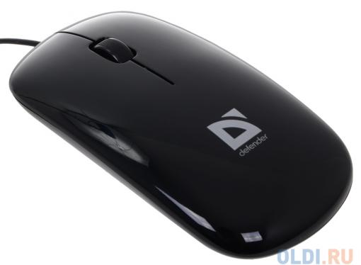 Мышь Defender  NetSprinter 440 B (черный),USB 2кн+1кл-кн, оптика