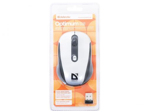 Мышь Defender Optimum MS-125 Nano G(Серый) 2кн+кл, 1000/1500/2000 dpi