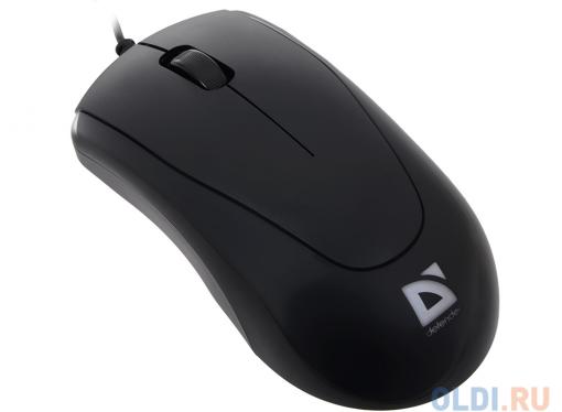 Мышь Defender Optimum MB-150 PS/2 B(Черный) 2кн+кл 800dpi