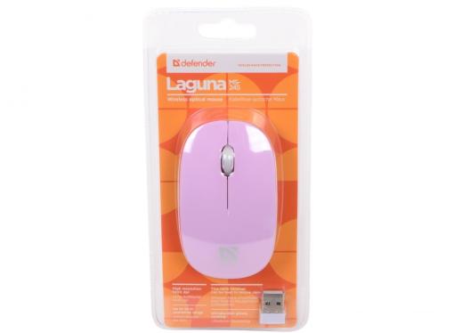 Мышь Defender  Laguna MS-245 розовый,3 кнопки,1000dpi