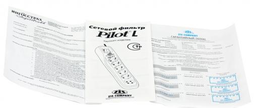 Сетевой фильтр  Pilot - L 1.8m  6 розеток New