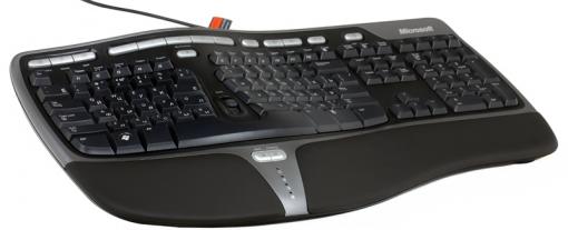 (B2M-00020) Клавиатура Microsoft Natural Ergonomic Keyboard 4000 (USB) Retail