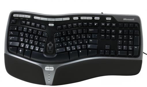 (B2M-00020) Клавиатура Microsoft Natural Ergonomic Keyboard 4000 (USB) Retail