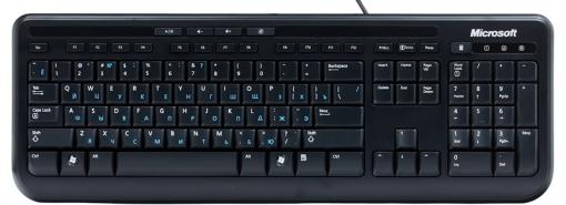 (APB-00011) Клавиатура+мышь Microsoft Wired 600 Desktop USB Black Retail
