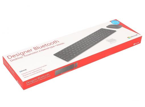 Клавиатура + мышь Microsoft Designer (7N9-00018) клав:черный мышь:черный Bluetooth