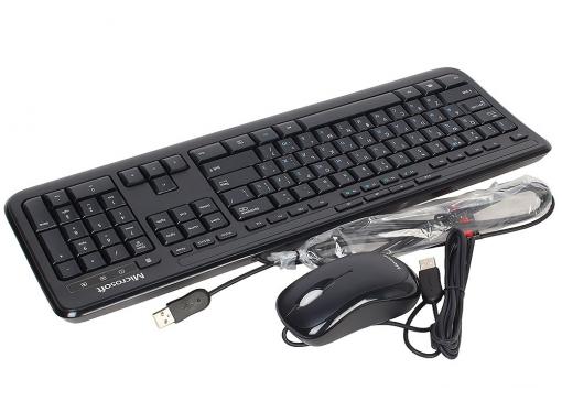 Клавиатура + Мышь Microsoft Desktop 600 (3J2-00015) Black (USB, keyboard: 5 multimedia btn, mouse: optical, 800dpi, 3btn+Scroll) ForBsnss