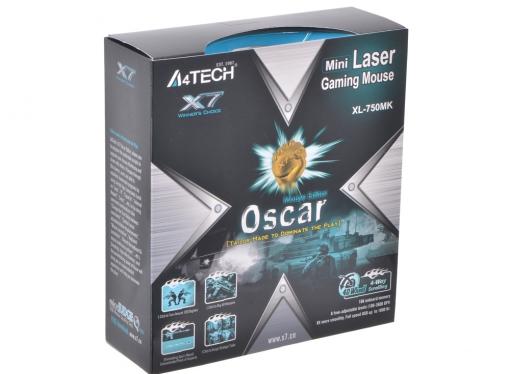 Мышь A4-Tech XL-750MK  USB (Чёрная)