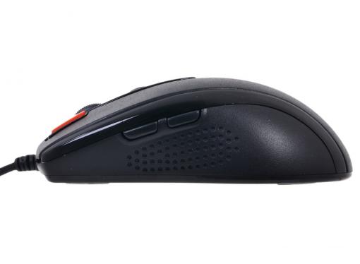Мышь A4-Tech X-710BK, USB (черный) 6 кн, 1 кл-кн, 2000 dpi