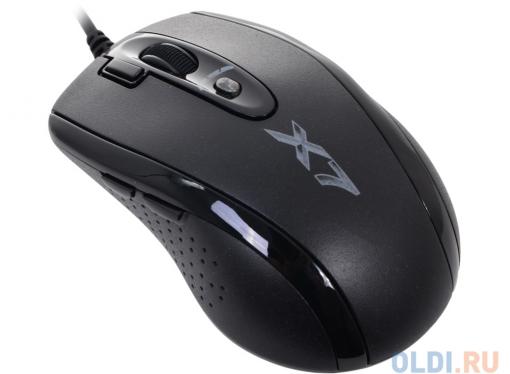 Мышь A4-Tech X-710MK, USB, (черный) 6 кн, 1кл-кн, 2000 dpi