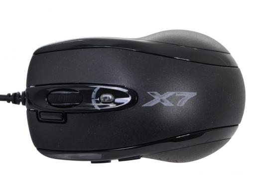 Мышь A4-Tech X-710MK, USB, (черный) 6 кн, 1кл-кн, 2000 dpi