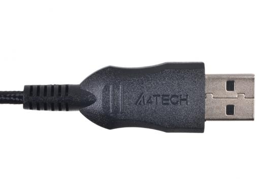 Мышь A4-Tech XL-750BH, USB (кожа ) желто-коричневая