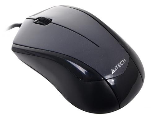Мышь A4-Tech N-400-1 USB (GLOSS.GRAY)
