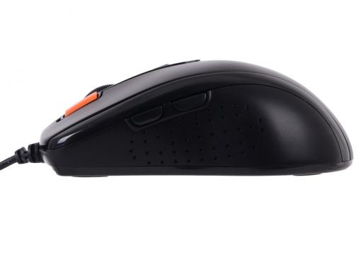 Мышь A4-Tech N-70FX-1, USB (черный) 2+1 кл-кн, V-Track