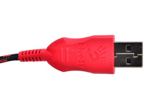 Мышь A4-Tech  Bloody V3, USB (черный) 8 кн, 3200 dpi