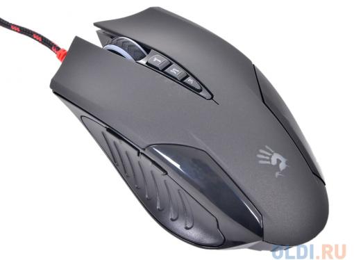 Мышь A4-Tech  Bloody V5, USB (черный) 8 кн, 3200 dpi
