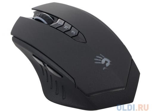 Мышь A4-Tech R8-1 Bloody ,черный, Беспроводная (3200dpi) USB игровая