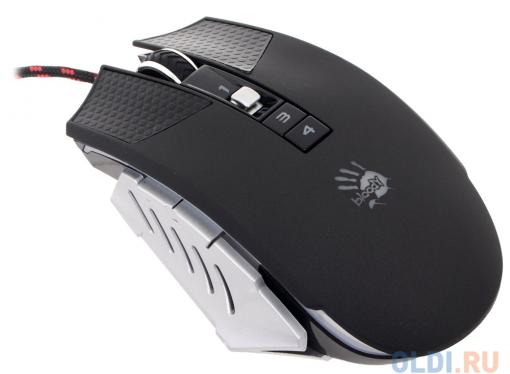 Мышь A4 Bloody Terminator TL60 черный/серый лазерная (8200dpi) USB2.0 игровая (8but)