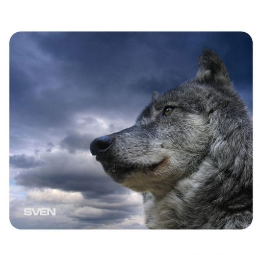 Коврик для мыши SVEN SA (8 рисунков), 220х180х0,7 мм, материал: 100% полиэстер + полиуретан