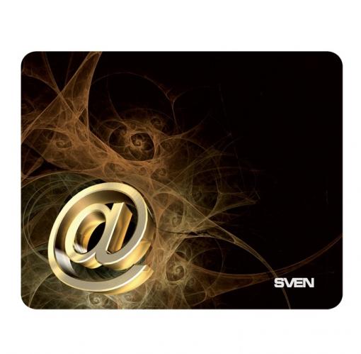 Коврик для мыши SVEN SA (8 рисунков), 220х180х0,7 мм, материал: 100% полиэстер + полиуретан
