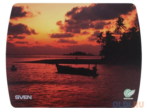 Коврик для мыши SVEN UA (8 рисунков), 230х180х2,35 мм, материал: полипропилен + вспененный полиэтилен