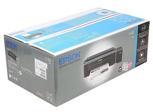 Принтер EPSON L132 (Фабрика Печати, 27стр./мин., 5760x1440 dpi, струйный, A4, USB 2.0)