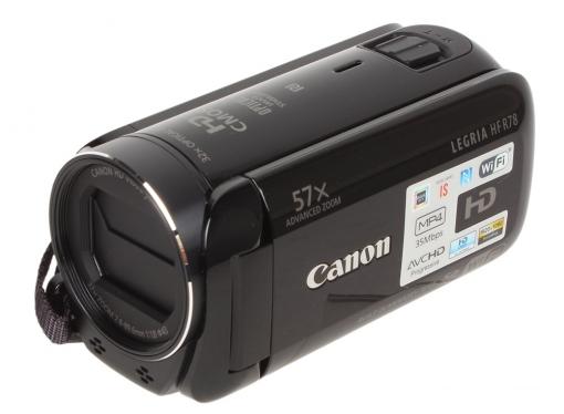 Видеокамера Canon LEGRIA HF R78 Black + WA-H43 (AVCHD/MP4, 3,28Mp, 57x, 3.0'', 16Gb Int., WiFi/NFC, SDXC/SDHC/SD)
