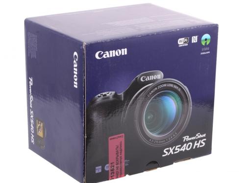 Фотоаппарат Canon PowerShot SX540 HS Black (21.1Mp, 50x zoom, SD, USB, Wi-Fi, Li-Ion)