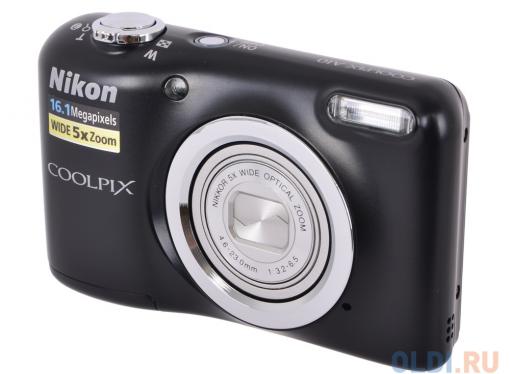 Фотоаппарат Nikon Coolpix A10 Black (16Mp, 5x zoom, SD, USB, 2.7