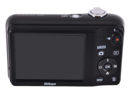 Фотоаппарат Nikon Coolpix A10 Black (16Mp, 5x zoom, SD, USB, 2.7