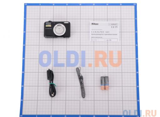 Фотоаппарат Nikon Coolpix A10 Black (16Mp, 5x zoom, SD, USB, 2.7