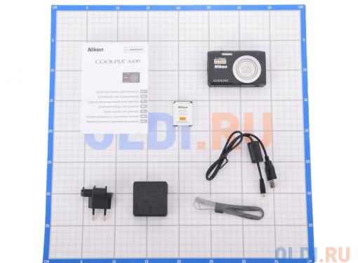 Фотоаппарат Nikon Coolpix A100 Black (20.1Mp, 5x zoom, SD, USB, 2.6