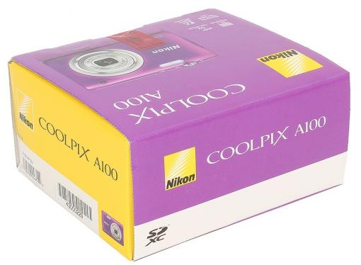 Фотоаппарат Nikon Coolpix A100 Purple (20.1Mp, 5x zoom, SD, USB, 2.6