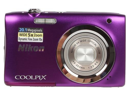 Фотоаппарат Nikon Coolpix A100 Purple (20.1Mp, 5x zoom, SD, USB, 2.6